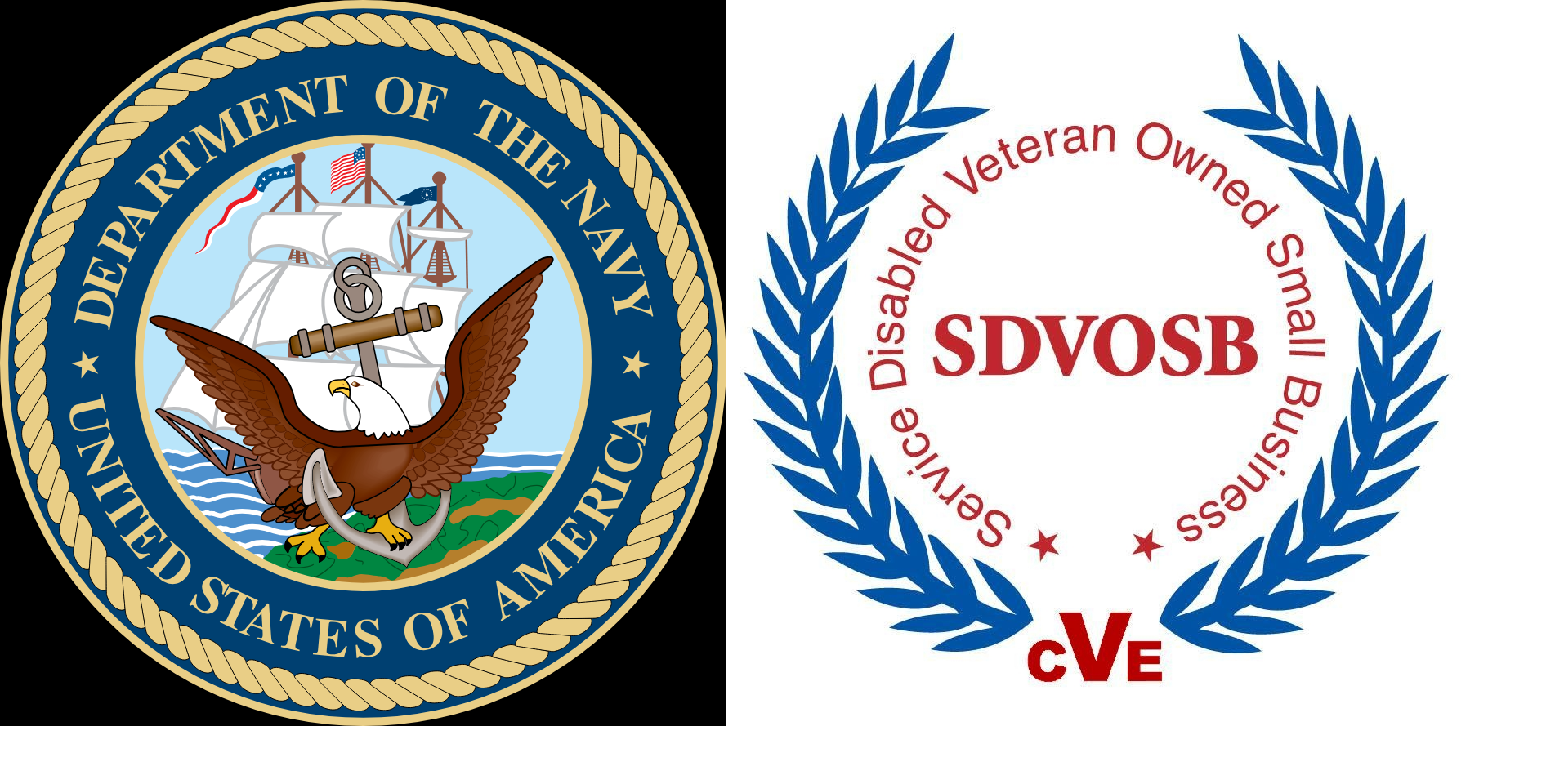 U.S. Navy and service-disabled veteran-owned small business graphic